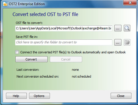 free ost to pst tool